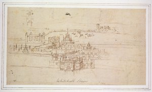 وايتهول درج ، ج 1544 (قلم وحبر على ورق) بواسطة Anthonis van den Wyngaerde