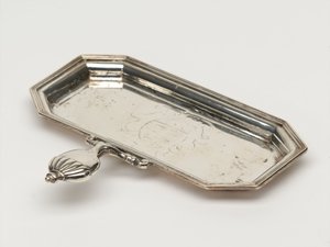 صينية شموع الشموع ، لوحة الذخائر ، c.1696 (صينية ، snuffer) بواسطة أنتوني نيلمي