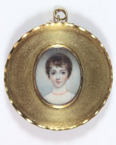 Georgiana Augusta Frederica Seymour (enamel) بواسطة أنتوني ستيوارت