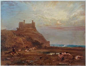 قلعة هارلك ، 1820 بواسطة أنتوني فانديك كوبلي فيلدينغ