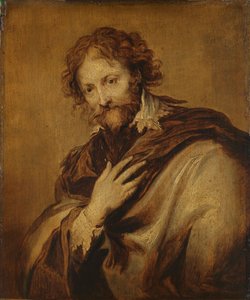 صورة بيتر بول روبنز (1577-1640) ، حوالي 1630-50 (زيت على لوحة) بواسطة أنتوني فان (بعد) ديك