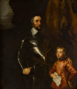 صورة لتوماس ، إيرل أروندل مع أحد أحفاده (1592-1646) ، حوالي 1620-41 (زيت على قماش)