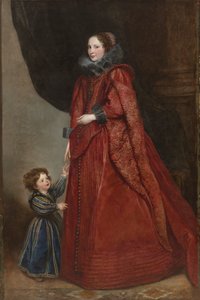 سيدة جنوية مع طفلها ، ج. 1623-1625. بواسطة أنتوني فان ديك