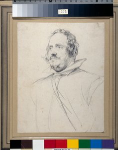 Don Emanuel Frockas (black chalk on paper) بواسطة أنتوني فان ديك