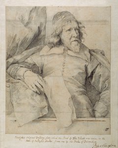 Inigo Jones (black chalk on paper) بواسطة أنتوني فان ديك