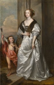 السيدة ماري فيليرز ، دوقة ريتشموند ولينوكس لاحقًا (1622-1685) ، مع تشارلز هاميلتون ، اللورد أران ، c.1637