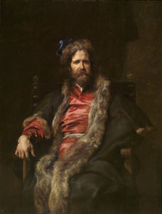 Portrait du peintre Martin Ryckaert (Maerten ou Marten Rijckaert) (صورة للرسام Martin Ryckaert (1587-1631)) Peinture de Anthony van Dyck (1599-1641) 1628-1630 - زيت على خشب قاتم 148x113 سم متحف ديل برادو ، مدريد بواسطة أنتوني فان ديك