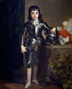 صورة تشارلز الثاني ملك إنجلترا (1630-1685) عندما كان طفلاً - ديك ، السير أنتوني فان (1599-1641) - حوالي 1637 - زيت على قماش - 135 × 109 - متحف ديل برادو ، مدريد بواسطة أنتوني فان ديك
