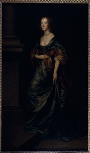 Portrait of Elizabeth Cecil, Countess of Devonshire, c.1639 (oil on canvas) بواسطة أنتوني فان ديك