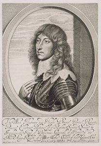 صورة للأمير روبرت (1619-82) كونت بالاتينات من نهر الراين ودوق بافاريا ، منقوش بواسطة ويليام فيثورن (1616-91) بواسطة أنتوني فان ديك