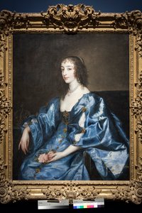 الملكة هنريتا ماريا ملكة إنجلترا ، 1636-38 (زيت على قماش) بواسطة أنتوني فان ديك