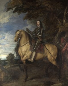 صورة الفروسية لتشارلز الأول حوالي 1637-38 بواسطة أنتوني فان ديك