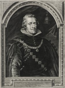 فيليب الرابع ، ملك إسبانيا ، محفور من قبل بولوس بونتيوس (1603-58) ، 1632 (النقش على ورق مسدود)