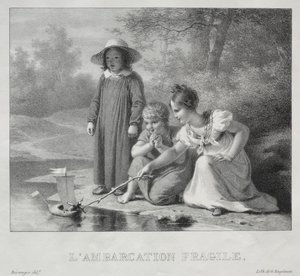 LAmbarcation هشة. بواسطة أنطوان برانجر