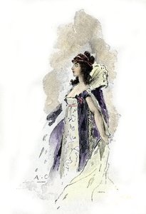 صورة ديزيريه كلاري (1777-1860) ملكة السويد في عام 1818 (صورة لملكة السويد ديزاير كلاري في عام 1818) رسم لأنطوان كالبيت مستمدة من "نابليون وآخرون للنساء" لماسون