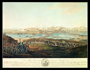 القبض على Seringapatam في 1799 ، 1801 (ألوان مائية)