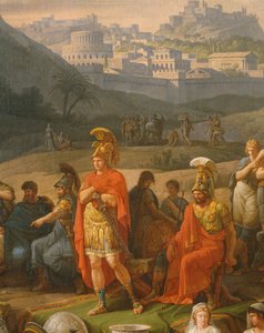 ألعاب الجنازة على شرف Patrocles ، تفاصيل الأبطال اليونانيين ، c.1790 زيت على قماش انظر أيضًا 346198