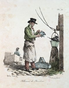 المصباح ، محفور من قبل فرانسوا سيرافين ديلبك (1778-1825) بواسطة أنطوان تشارلز هوراس فيرنيه