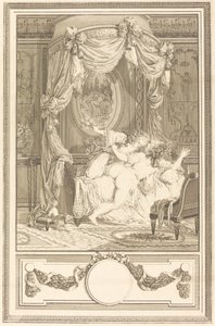 La Raclee avec des Roses (The Thrashing with Roses) بواسطة Antoine Cosme Giraud after Antoine Borel