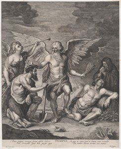 تتويج الوقت بالتوظيف ومعاقبة الكسل ، كاليفورنيا. 1650-77. بواسطة أنطوان كوشيه