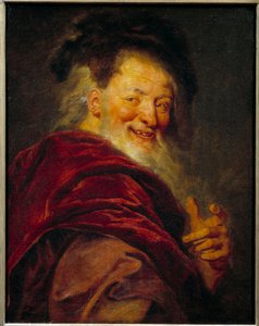 صورة للديموقرايت (460 - 370 قبل الميلاد) فيلسوف يوناني. رسم أنطوان كويبل (1661-1722) بواسطة انطوان كويبل