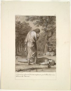 أرستومينيس حزنًا على وفاة سقراط من سحر مروي (من الكتاب الأول من Apuleius ، "The Golden Ass")