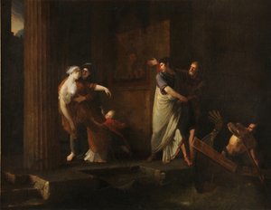 وداع بروتوس وبورتيا 1799 بواسطة انطوان دوبوست