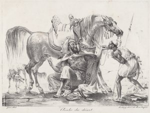 الصحراء العربية (عرب الصحراء) بواسطة أنطوان جان جروس