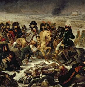 نابليون في ساحة المعركة في إيلاو ، 9 فبراير 1807 ، 1808 (تفاصيل 18910)