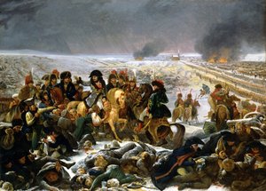 نابليون في ساحة معركة Eylau ، 1807 بواسطة أنطوان جان جروس