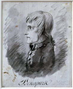 Portrait of Napoleon Bonaparte (1769-1821), General in Chief of the Armee of Italy Drawing in pen and ink by Antoine-Jean Gros (1771-1835) 19th century. Sun 0,21x0,16 m Paris, musee du Louvre بواسطة أنطوان جان جروس