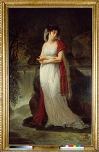 صورة كريستين بوير بعد وفاتها (1776-1800) أول امرأة - لوسيان بونابرت لوحة رسمها أنطوان جان جروس (1771-1835) شمس القرن التاسع عشر. 2،14x1،34 م. بواسطة أنطوان جان جروس