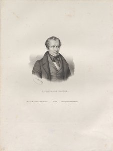 صورة للكاتب جيمس فينيمور كوبر 1789-1851 ، ج. 1840. بواسطة انطوان مورين
