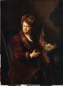 صورة لصائغ المجوهرات يوهان ملكيور دينجليجر (1664-1731). رسم أنطوان بيسني (1683-1757) ، حوالي 1721. الفن الألماني ، على الطراز الباروكي. متحف هيرميتاج سانت بطرسبرغ. بواسطة أنطوان بيسني