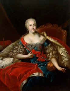صورة جوانا إليزابيث ، ناخبة أنهالت-زربست ، 1712-1760 ، 1746 بواسطة أنطوان بيسني