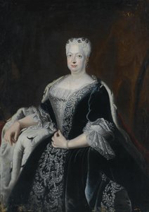 صوفيا دوروثيا من هانوفر 1687-1757 ، ملكة الملكة في بروسيا بواسطة مدرسة انطوان بيسني