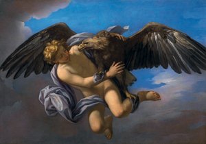 اغتصاب جانيميد ، 1700. بواسطة أنطون دومينيكو جاباني