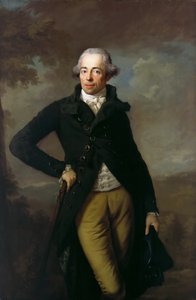 صورة هنري الرابع عشر 1749-1799 ، أمير روس ، 1789 بواسطة انطون جراف