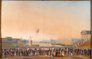 مدخل لويس الثامن عشر ، ملك فرنسا (1755-1824) في باريس في 3 مايو 1814. رسم أنطوان إجناس ميلينغ (1763-1831) بواسطة انطون اجناز ميلينج