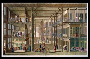 الداخلية لحريم رب القسطنطينية الكبير ، نقشها فرانسوا دينيس ني (1732-1817) 1811 بواسطة انطون اجناز ميلينج