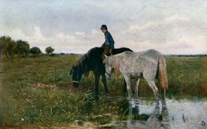خيول الري ، 1871 ، 1912. بواسطة انطون موف