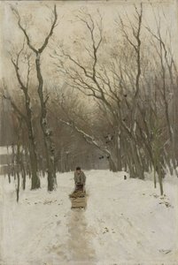 الشتاء في Scheveningen Woods بواسطة انطون موف
