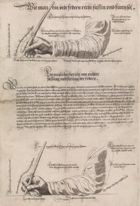 Schreibkunst فن الكتابة ، 1601 ، 1631. بواسطة انطون نيودورفر