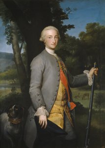 تشارلز الرابع ملك إسبانيا كأمير أستورياس ، 1764-1765 بواسطة انطون رافائيل منغز