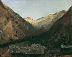 المساء في Prossau بالقرب من Gastein بواسطة انطون روماكو