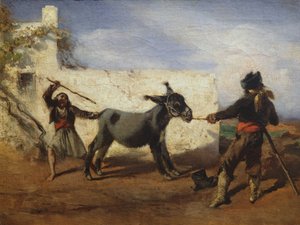 الحمار العنيد بواسطة انطون روماكو