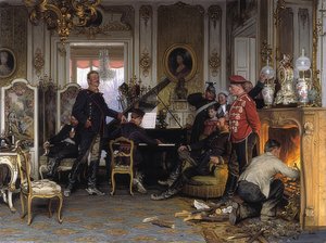في حي المرحلة أمام باريس. 1894 بواسطة أنطون ألكسندر فون ويرنر