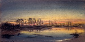 Sunset, May 1884 بواسطة فريدريك (المرتبط ب) بارنارد