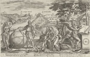 العالم الخطأ 1579 The Error Weerelt / Le Monde a rebous (العنوان على الكائن) رموز حول الوضع السياسي في هولندا في الأعوام 1576-1579 (عنوان السلسلة) بواسطة مارتن فان كليف (أنا)