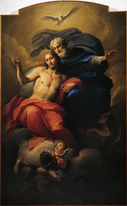 Glory of St Ignatius, by Antonio Balestra (1666-1740) (oil on canvas)